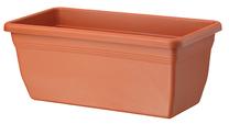 Balkoninis vazonas Form Plastic Gala 0385-010, plastikinis, 60 cm x 19.5 cm, Ø 60 cm, ruda sp.