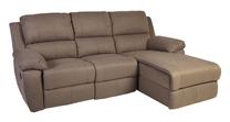 Kampinė sofa Home4you Berkley 28521, smėlio sp., dešininė, 216 x 165 cm x 100 cm