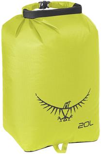 Ūdensizturīgā soma Osprey DrySack, 20 l, gaiši zaļš krās.