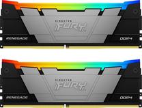 Operatyvioji atmintis (RAM) Kingston Fury Renegade RGB KF432C16RB2AK2/64, DDR4, 64 GB, 3200 MHz