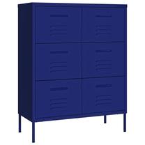 Stalčių blokai VLX Navy Blue, mėlyna sp., 101.5 cm x 35 cm x 80 cm