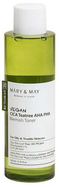 Veido tonikas Mary & May Vegan Cica Tea Tree AHA PHA, 200.0 ml