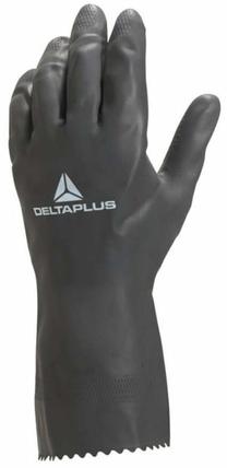 Рабочие перчатки латекс Delta Plus Neocolor VE530, черный цв., 9