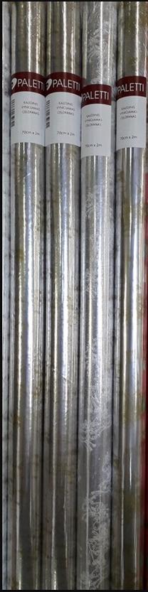 Pakavimo popierius, 70 cm x 200 cm, (spalva/dizainas parenkami atsitiktine tvarka)