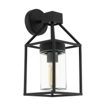 Õue seinavalgusti Eglo Trecate, 60W, E27, IP44, must v.