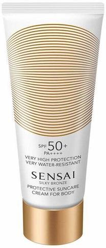 Päevituse hoolduskreem keha jaoks Sensai Silky Bronze Protective Suncare SPF50+, 150 ml