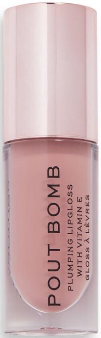 Блеск для губ Makeup Revolution London Pout Bomb, 4.6 мл, светло-розовый цв., doll