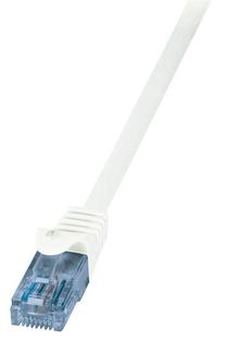 Laidas Logilink Patch Cat.6A 10GE Home U/UTP RJ-45 8P8C, RJ-45 8P8C, 0.25 m, balta sp.