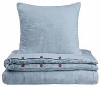 Комплект постельного белья Homla Basic Musso 245715, синий цв., 50 x 60 cm, 220 x 200 cm, 3 дет.