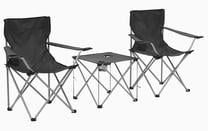 Tūrisma mēbeļu komplekts VLX Camping Table and Chair Set 3 Pieces