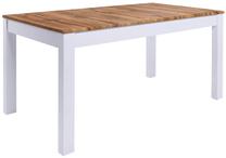 Stalas išskleidžiamas Holten 2, ąžuolo sp./balta sp., 160 - 210 cm x 90 cm x 76 cm