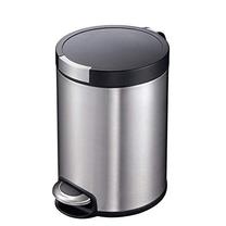 Šiukšliadėžė EK9225MT, sidabro sp./juoda sp., 5 l, 29 cm