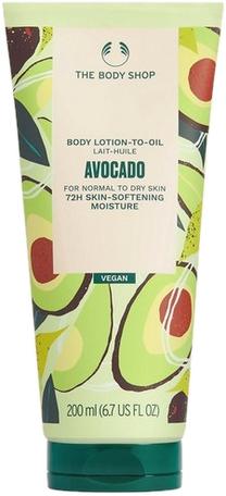 Kūno losjonas The Body Shop Avocado Lotion To Oil, 100 ml