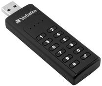 USB atmintinė Verbatim Keypad Secure, juoda sp., 32 GB