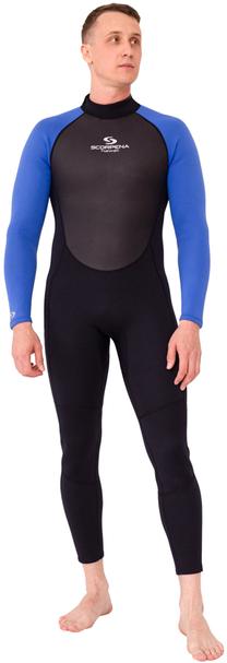Hidrotērps Scorpena Hawaii Man 02353, zila krās./melna krās., L