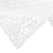 Staltiesė kvadratinė Rosaly, balta, 85 x 85 cm