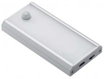 Valgusti mööblisse paigaldatud GTV Coma LD-PIRUSB-53, LED, 4000 °K x 1 W, läbipaistev v. / kroom v.