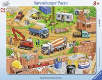 Dėlionė Ravensburger What fits here, Construction site 060580, 32.5 cm x 24.5 cm, 12 vnt., įvairių spalvų