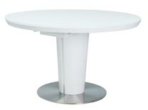 Stalas išskleidžiamas Modern Orbit, baltas, 120 - 160 cm x 120 cm x 76 cm