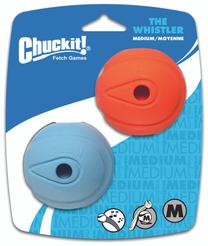 Игрушка для собаки, мячик Chuckit! The Whistler, Ø 6.5 см, синий цв./oранжевый цв., M