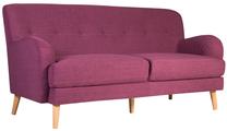 Sofa Home4you Teele-3 16744, violetinė sp., 175 x 83 cm x 82 cm