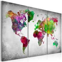 Kamštinė reprodukcija Artgeist Diversity Of World Pinnwand255, 60 cm x 40 cm
