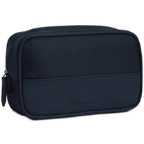 Kosmētikas soma Burberry Textile Makeup Bag Dark Blue, zila krās.