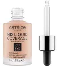 Skystas makiažo pagrindas Catrice HD Liquid Coverage, 020 rose beige, 30 ml