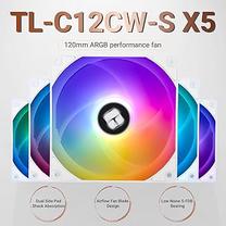 Oro aušintuvas korpusui Thermalright TL-C12CW-S X5 WHITE ARGB, 25 mm x 120 mm