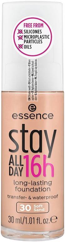 Skystas makiažo pagrindas Essence Stay All Day 16h, 30 soft sand, 30 ml