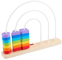 Развивающая игра Mattel Fisher Price Rainbow Bead Bar, многоцветный