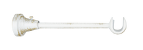 Karnizo laikiklis Bojanek, 135 mm, Ø 16 mm, balto aukso sp.