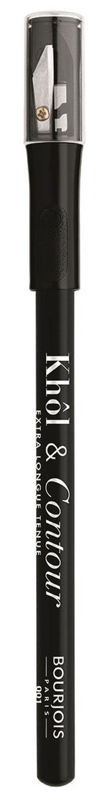 Acu zīmulis Bourjois Paris Khol & Contour, 1.2 g, melns krās. 1