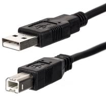 Kabelis Netrack USB A male, USB B male, 2 m, juoda sp.