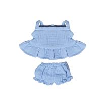 Комплект одежды для куклы Miniland How To Dress, синий цв.