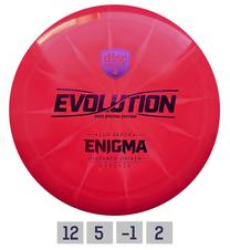 Диск для гольфа Discmania Lux Vapor Enigma Evolution 12/5/-1/2 851DM954093PI, розовый цв.
