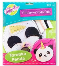 Набор для декорирования Stnux Felt Needlework Panda Shoulder Bag, белый цв./черный цв.