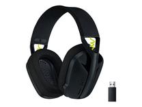 Žaidimų ausinės Logitech G435, juoda (pažeista pakuotė)