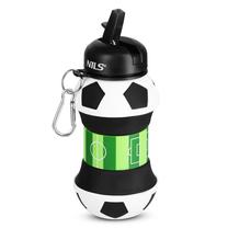 Sporta pudeles un šeikeri Nils Camp Football NC4104, balta krās., silikons/polipropilēns (pp), 0.55 l