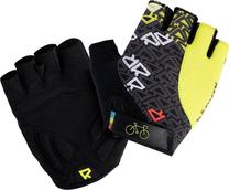 Велосипедные перчатки мужские Radvik Runde, черный цв./желтый цв./серый цв., XXL