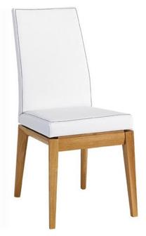 Ēdamistabas krēsls MN 2405021, balta krās., 57 cm x 57 cm x 98 cm