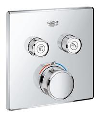 Термостатический смеситель скрытого монтажа Grohe Grohtherm SmartControl, хромовый цв.