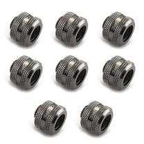 Jungtis XSPC G1/4" To 14mm, 2.3 cm, juoda sp./chromo sp., 8 vnt.