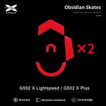 Datorpeles pēdas X-raypad Obsidian Skates Logitech G502 X Lightspeed & G502 X Plus, 2 gab.