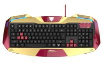 Laidinė žaidimų klaviatūra E-Blue Iron Man EKM707, EN, juoda sp.