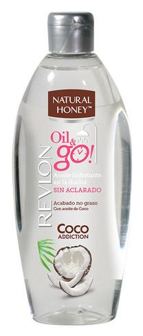 Kūno prausimosi aliejus Revlon Natural Honey Oil & Go Coco Addiction, 300 ml