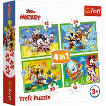 Dėlionė Trefl Mickey Among friends 34616, 20.5 cm x 28.5 cm, 71 vnt., įvairių spalvų