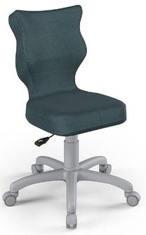 Laste töötool Petit MT06 Size 3, 33 x 30 x 71.5 - 77.5 cm, sinine v./hall v.