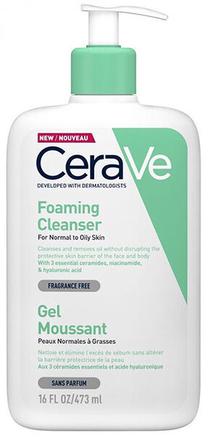 Sejas tīrīšanas līdzeklis Cerave Foaming Facial Cleanser, 473 ml