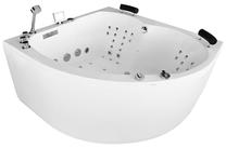 Vonia, masažinė Amue Exclusive AMUE-0031A, 140 cm x 140 cm x 70 cm, kampinė, balta sp.
